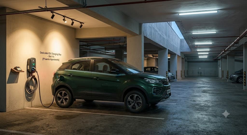 Charging an EV Rental Overnight in Koramangala